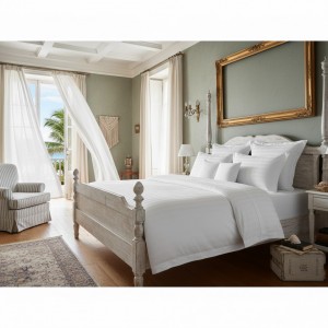 Ekonomik otel çarşafı 200x240cm tek kişilik pamuk polyester